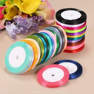 Ruy băng trơn 6mm (0.6cm) cuộn 20 mét