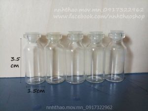 Combo 50 lọ thủy tinh 2ml