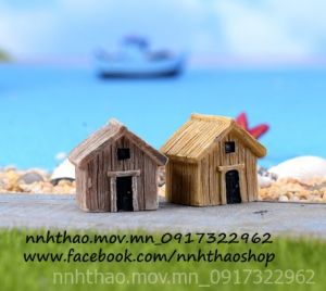 Nhà lá trang trí mô hình, tiểu cảnh