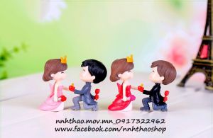 Tượng chibi trang trí tiểu cảnh, mô hình