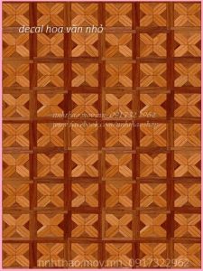 Decal dán mô hình, dollhouse khổ A3(30x40cm)_Mẫu 5