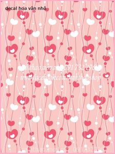 Decal dán mô hình, dollhouse khổ A3(30x40cm)_Mẫu 8
