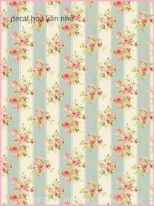 Decal dán mô hình, dollhouse khổ A3(30x40cm)_Mẫu 9