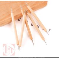 Bộ 5 cây cọ chấm bi cán gỗ