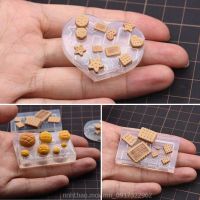 Khuôn sillicon dẻo cho đất sét / resin hình bánh mì , bánh quy